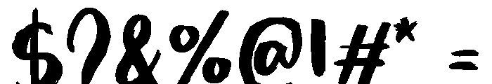 Friend Forever Font OTHER CHARS