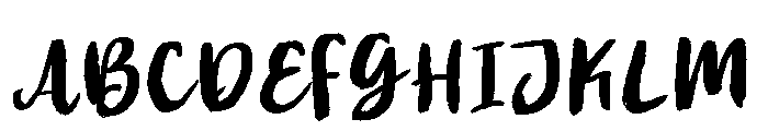 Friend Forever Font UPPERCASE