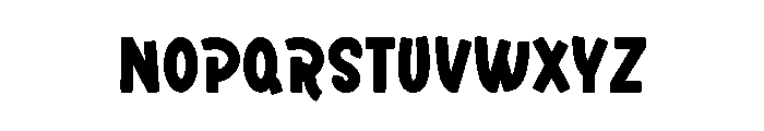 Friend Humble Font UPPERCASE