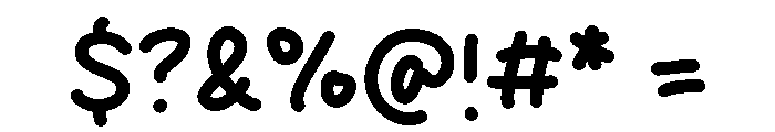 Friendsip Font OTHER CHARS