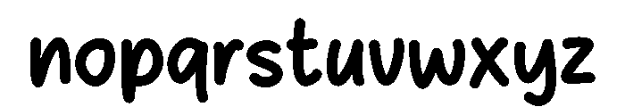 Friendsip Font LOWERCASE