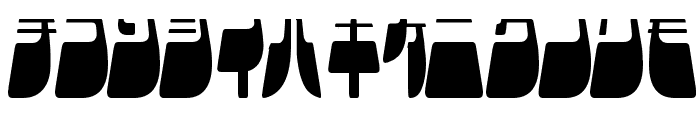 Frigate Katakana - Light Font LOWERCASE