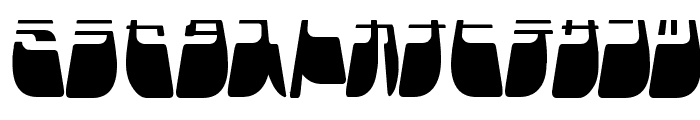 Frigate Katakana - Light Font LOWERCASE