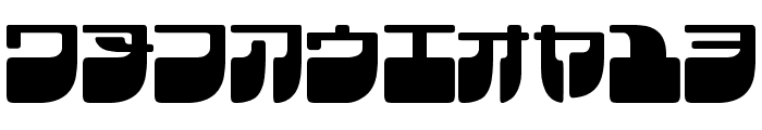 Frigate Katakana Font OTHER CHARS