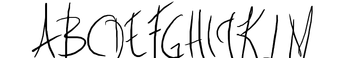 Fright Night Font UPPERCASE