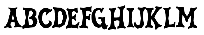 FrightMaidenDemo Font UPPERCASE