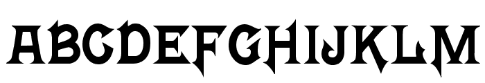FrightWrite2 Medium Font UPPERCASE