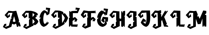 Frightening FREE Regular Font UPPERCASE