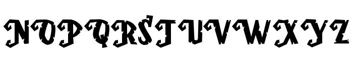 Frightening FREE Regular Font UPPERCASE