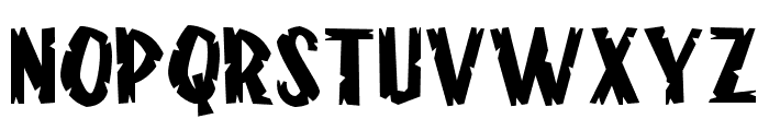 Frightening FREE Regular Font LOWERCASE