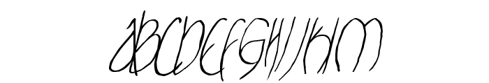 Frodo  Italic Font UPPERCASE