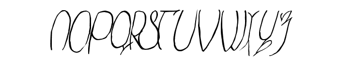 Frodo  Italic Font UPPERCASE