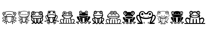 Froggy Regular Font UPPERCASE