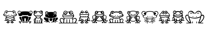 Froggy Regular Font LOWERCASE