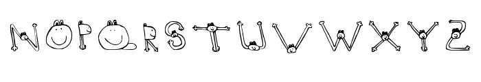 Frogs Forever Regular Font LOWERCASE