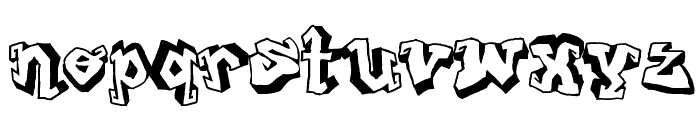 From Street Art Font LOWERCASE
