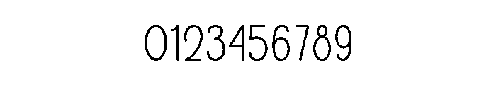 Frontage Font OTHER CHARS