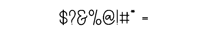 Frontage Font OTHER CHARS
