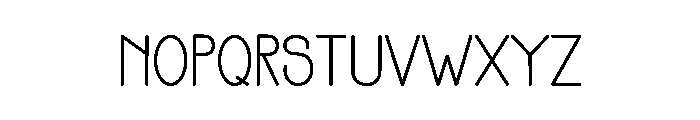 Frontage Font LOWERCASE