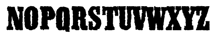 Frontier Town Font UPPERCASE