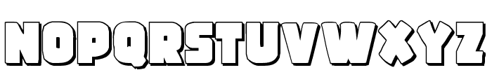 Frost Giant 3D Font LOWERCASE