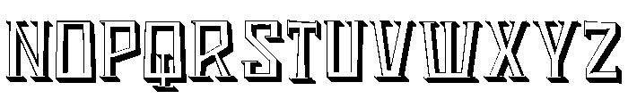 Frost Regular Font UPPERCASE