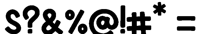 Frozen Caps Solid Font OTHER CHARS