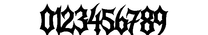 Frozen Sepulcher Regular Font OTHER CHARS