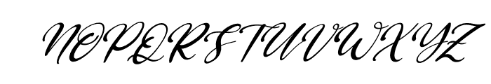 Frozzy Mosther Italic Font UPPERCASE