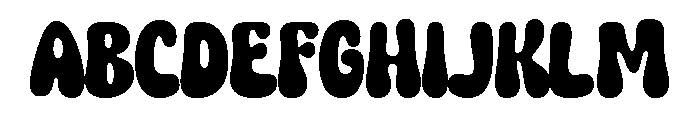 Fruity Candy Font UPPERCASE