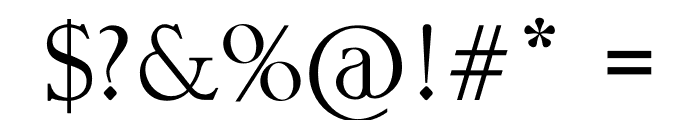 franda Font OTHER CHARS