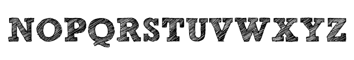 [free version] Sketch Block Bold Font UPPERCASE