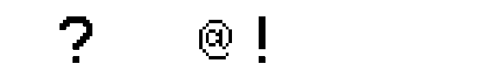 freecam2 Font OTHER CHARS