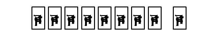 freestyler ancient f6(modified) Font OTHER CHARS