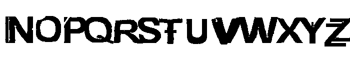 freestyler ancient f6(modified) Font UPPERCASE