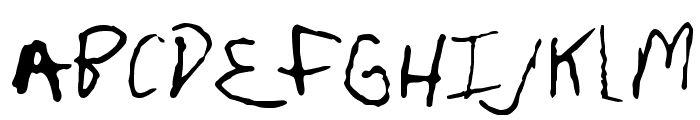 fruscianteHand Font UPPERCASE