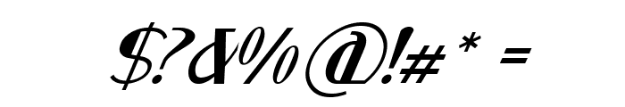 FramingtonItalic Font OTHER CHARS