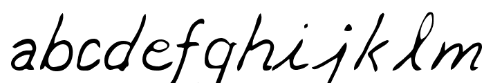 Francis Regular Font LOWERCASE
