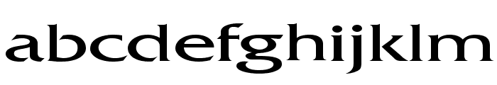 Franco Extended Normal Font LOWERCASE