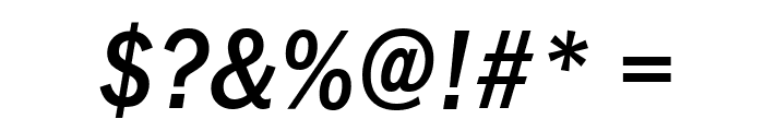 FranklinGothic-Cd-Medium-Italic Font OTHER CHARS