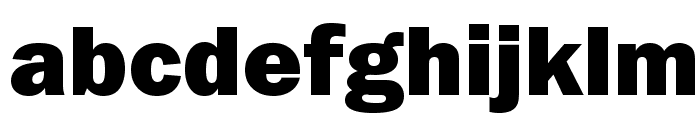 FranklinGothic-Heavy-Regular Font LOWERCASE