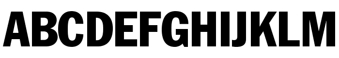 FranklinGothicStd-Condensed Font UPPERCASE