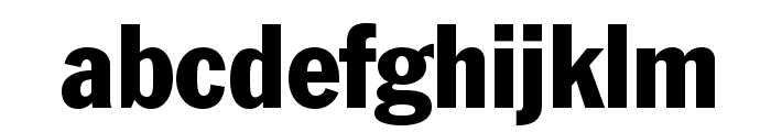 FranklinGothicStd-Condensed Font LOWERCASE