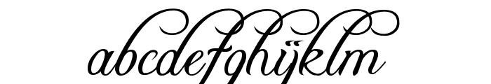 Freebooter Script Font LOWERCASE