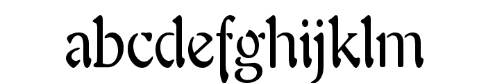 Freedom 9 Condensed Normal Font LOWERCASE