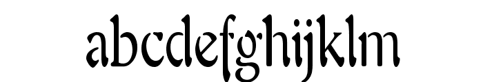 Freedom 9 Thin Normal Font LOWERCASE