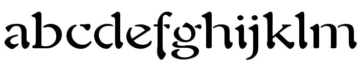 Freedom 9 Wide Normal Font LOWERCASE