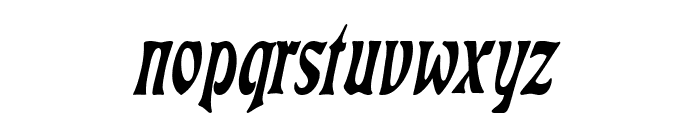 Freedom Thin Italic Font LOWERCASE