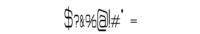 Frie-CondensedRegular Font OTHER CHARS