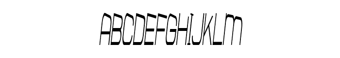 Frie-ExtracondensedItalic Font UPPERCASE